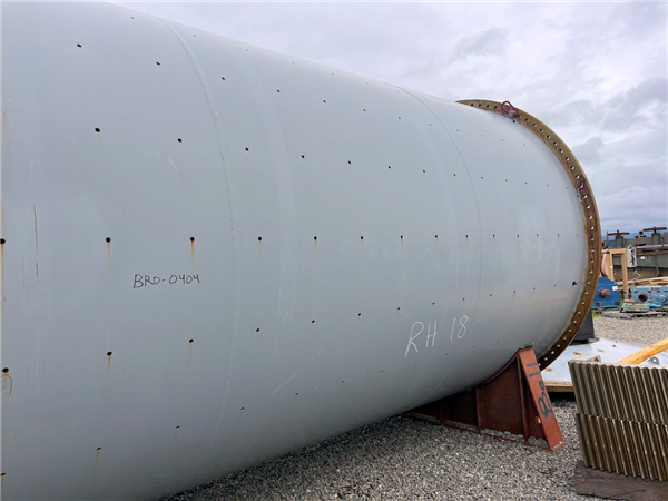 2 Units - Unused Outotec 3.2m X 5.6m (10.5' X 18.4') Ball Mills, 1000 Hp (750 Kw))